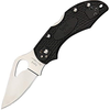 Spyderco BY10PBK2 Byrd Robin 2 Lightweight 2.43" Folding Drop Point Plain 8Cr13MoV SS Blade Black Bi-Directional Texturing FRN Handle Includes Pocket Clip                                              
