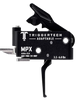 TriggerTech ARPTBB36NNF Adaptable  Two-Stage Flat Trigger with 3.50-6 lbs Draw Weight & Black PVD Finish for Sig MPX                                                                                    