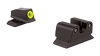 Trijicon 600625 HD Night Sights  Green/Tritium Yellow Outline Front Sight-Green Tritium Black Outline Rear Sight Beretta PX4                                                                            