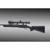 Hogue 07001 OverMolded  Aluminum Pillar Bedded Black Synthetic for Winchester 70 with Long Action & Sporter Barrel                                                                                      