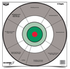 Birchwood Casey 37245 EZE-Scorer  12" Bullseye Paper Hanging Gray/White 13 Per Pkg                                                                                                                      