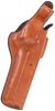 Bianchi 10323 5BHL Thumbsnap  OWB Size 11 Tan Leather Belt Loop Fits S&W N Frame/Colt Anaconda 6-6.5" Barrel Right Hand                                                                                 