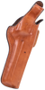 Bianchi 10323 5BHL Thumbsnap  OWB Size 11 Tan Leather Belt Loop Fits S&W N Frame/Colt Anaconda 6-6.5" Barrel Right Hand                                                                                 