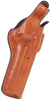 Bianchi 10323 5BHL Thumbsnap  OWB Size 11 Tan Leather Belt Loop Fits S&W N Frame/Colt Anaconda 6-6.5" Barrel Right Hand                                                                                 