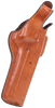Bianchi 10323 5BHL Thumbsnap  OWB Size 11 Tan Leather Belt Loop Fits S&W N Frame/Colt Anaconda 6-6.5" Barrel Right Hand                                                                                 