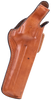 Bianchi 10323 5BHL Thumbsnap  OWB Size 11 Tan Leather Belt Loop Fits S&W N Frame/Colt Anaconda 6-6.5" Barrel Right Hand                                                                                 