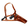 Galco GA228R Great Alaskan Chest Holster Fits Chest Up To 54" Tan/ Fits Glock 20/21                                                                                                                     