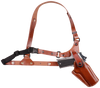 Galco GA228R Great Alaskan Chest Holster Fits Chest Up To 54" Tan/ Fits Glock 20/21                                                                                                                     