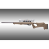 Hogue 22070 OverMolded Rifle Stock Fixed Thumbhole Black OverMolded Rubber Black Synthetic for Ruger 10/22 with .920 Diameter Barrel                                                                    
