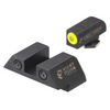Night Fision GLK003003OGZ Tritium Night Sights For Glock  Green Tritium Orange Outline Front Sight- Green Tritium Black Outline Rear Sight Glock 42/43/43X                                              