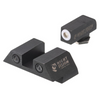 Night Fision GLK003003OGZ Tritium Night Sights For Glock  Green Tritium Orange Outline Front Sight- Green Tritium Black Outline Rear Sight Glock 42/43/43X                                              