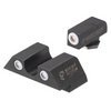 Night Fision GLK003003OGZ Tritium Night Sights For Glock  Green Tritium Orange Outline Front Sight- Green Tritium Black Outline Rear Sight Glock 42/43/43X                                              