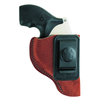 Bianchi 10376 6C  IWB Tan Leather Belt Clip Fits 2-3" Barrels Ruger/Colt/S&W K Frame Right Hand                                                                                                         