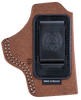 Bianchi 10376 6C  IWB Tan Leather Belt Clip Fits 2-3" Barrels Ruger/Colt/S&W K Frame Right Hand                                                                                                         
