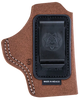 Bianchi 10376 6C  IWB Tan Leather Belt Clip Fits 2-3" Barrels Ruger/Colt/S&W K Frame Right Hand                                                                                                         
