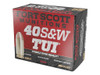 Fort Scott Munitions 400125SCV Tumble Upon Impact (TUI) 40S&W 125gr Solid Copper Spun 20 Per Box/25 Case