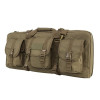 NcStar CVCPD2962B28 VISM Deluxe SubGun Case 28" Black PVC Fabric w/ Exterior Pockets Zippers & Padding for 2 AR or AK Pistols                                                                           