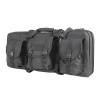 NcStar CVCPD2962B28 VISM Deluxe SubGun Case 28" Black PVC Fabric w/ Exterior Pockets Zippers & Padding for 2 AR or AK Pistols                                                                           