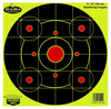 Birchwood Casey 35912 Dirty Bird Sight-In Circle Paper Hanging Pistol/Rifle 12" Black/Red 4 Per Pkg                                                                                                     