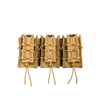High Speed Gear 45DD00BK TACO Double Decker Shingle Black Nylong, Triple Shingle (3 Rifle/3 Pistol Mags), Fits MOLLE                                                                                    