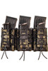 High Speed Gear 45DD00BK TACO Double Decker Shingle Black Nylong, Triple Shingle (3 Rifle/3 Pistol Mags), Fits MOLLE                                                                                    