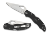 Spyderco BY01PSBK2 Byrd Harrier 2 Lightweight 3.36" Folding Part Serrated 3Cr13MoV SS Blade Black  Textured FRN Handle Includes Pocket Clip                                                             