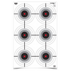 Birchwood Casey 37038 EZE-Scorer  6-Bullseye Paper Target 23" x 35" 100 Per Pack                                                                                                                        