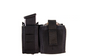 High Speed Gear 41P000BK TACO Duty Single Pistol & Handcuff Holder, Black Nylon with MOLLE Exterior, Fits MOLLE & 2" Belt                                                                               