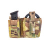 High Speed Gear 41P000BK TACO Duty Single Pistol & Handcuff Holder, Black Nylon with MOLLE Exterior, Fits MOLLE & 2" Belt                                                                               