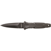 Smith & Wesson Knives SWHRT3 H.R.T.  3.50" Fixed Spear Point Plain Black TPR Handle Includes Sheath 7.5" OAL                                                                                            