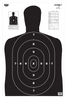 Birchwood Casey 37021 EZE-Scorer BC-27 Silhouette Paper Target 23" x 35" 100 Per Pack                                                                                                                   