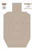 Birchwood Casey 37018 EZE-Scorer  IPSC Paper Hanging Universal 12" x 18" Tan 100 Per Pkg                                                                                                                