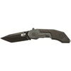 Smith & Wesson Knives SWMP3BSDCP M&P M.A.G.I.C. 2.80" Folding Part Serrated Black Oxide 4034 SS Blade 4.30" Aluminum Handle Includes Pocket Clip                                                        