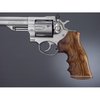 Hogue 80800 Fancy Hardwood  Brown Cocobolo Hardwood with Finger Grooves for Ruger GP100,  Super Redhawk                                                                                                 