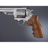 Hogue 80800 Fancy Hardwood  Brown Cocobolo Hardwood with Finger Grooves for Ruger GP100,  Super Redhawk                                                                                                 