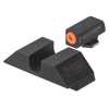 Night Fision GLK001003WGW Tritium Night Sights For Glock  Green Tritium White Outline Front Sight- Green Tritium White Outline Rear Sight Glock 17/17L/19/22                                            