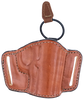 Bianchi 19242 105 Minimalist Belt Slide Holster Size 01 OWB Open Top Style made of Leather with Tan Finish fits 2" Barrel Ruger SP101 & S&W J-Frame for Right Hand                                      