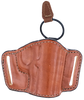 Bianchi 19242 105 Minimalist Belt Slide Holster Size 01 OWB Open Top Style made of Leather with Tan Finish fits 2" Barrel Ruger SP101 & S&W J-Frame for Right Hand                                      
