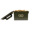 Global Ordnance 5.56x45mm M193 55 Grain FMJ Brass 500 RD Round with OD Green Ammo Can