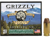 Grizzly Ammo GC40SW5 40S&W 200gr Full Metal Jacket Flat Point 20 Per Box/10 Case