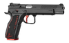 CZ-USA 91247 Shadow 2 Target 9mm Luger 19+1 6" Stainless Barrel, Black Nitride Steel Optic Ready/Serrated Slide, Black Aluminum Frame w/Beavertail, G10 Grip                                            