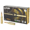 Federal Gold Medal Hyper Velocity Centerfire Ammunition, 6.5 Creedmoor, Sierra MatchKing BTHP, 140 Grain - 20 Cartridge Box ( 20 / 1 )
