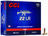 CCI Target High Velocity Rimfire Ammunition, 22 LR, CPRN, 40 Grain - 300 Cartridge Box ( 300 / 1 )