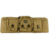 Bulldog BDT6037T Tactical Double Rifle Case 37 Tan Nylon with 3 Accessory Pockets  Deluxe Padded Backstraps Lockable Zippers Holds 2 Rifles Padded Internal Divider UPC: 672352010572