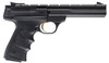 Browning 051421490 Buck Mark Contour CA Compliant 22 LR 101 5.50 Contoured Barrel Matte Black Optic ReadySerrated Steel Slide Matte Blued Aluminum Frame Black Overmolded Grips UPC: 023614251552