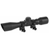 TruGlo TG8504BD Compact  Black Anodized Matte Black 4x 32mm 1 Tube Diamond Reticle UPC: 788130011492