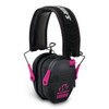 Walkers GWPRSEMPNK Razor Slim Electronic Muff 23 dB Over the Head Black Polymer wPink Accents UPC: 888151013052
