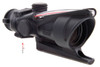 Trijicon 100213 ACOG  Black Hardcoat Anodized 4x32mm Illuminated Red Triangle Post Reticle UPC: 719307301252
