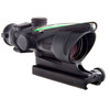 Trijicon 100209 ACOG  Black Hardcoat Anodized 4x32mm Illuminated Green Crosshair .2235.56 BDC Reticle UPC: 719307304352