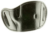 Bulldog MLBM Molded  OWB Black Leather Belt Slide Fits Browning HiPower Fits Kahr P45 Right Hand UPC: 672352007411